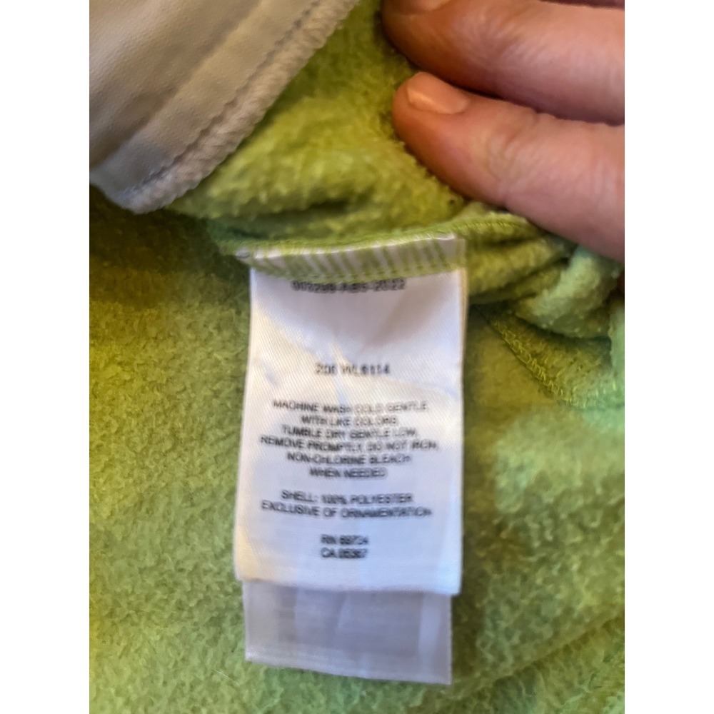 Columbia Benton Springs Fleece Jacket Womens Medium Pear Green Full Zip WL6114